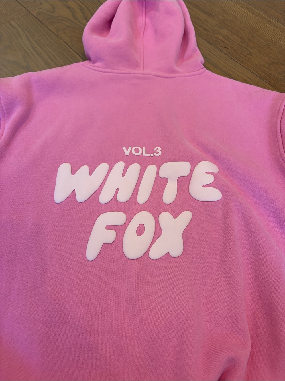 WHITE FOX Pink Hoodie- xxs/xs - Picture 6 of 7